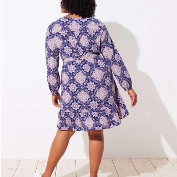 Loft XS Petite Long Sleeves Drop Waist Dress - Picture 15 of 16